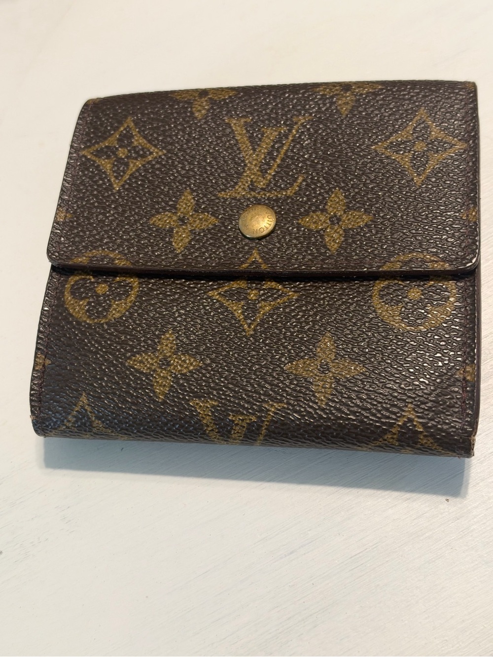 Authentic Louis Vuitton Monogram Canvas Compact Wallet